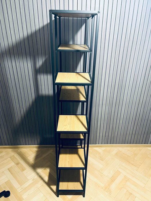 Етажерка TRAPPEDAL -  5 и 7 рафта див дъб/черно