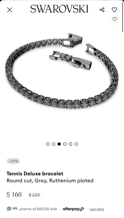 Тенис гривна Swarovski