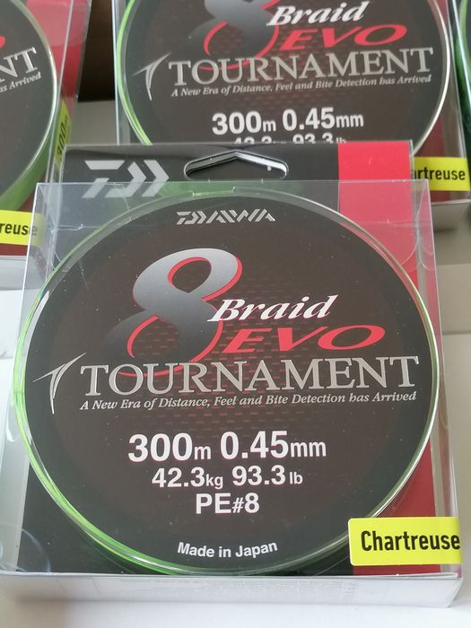 Fir textil Daiwa Tournament 8 Braid Evo