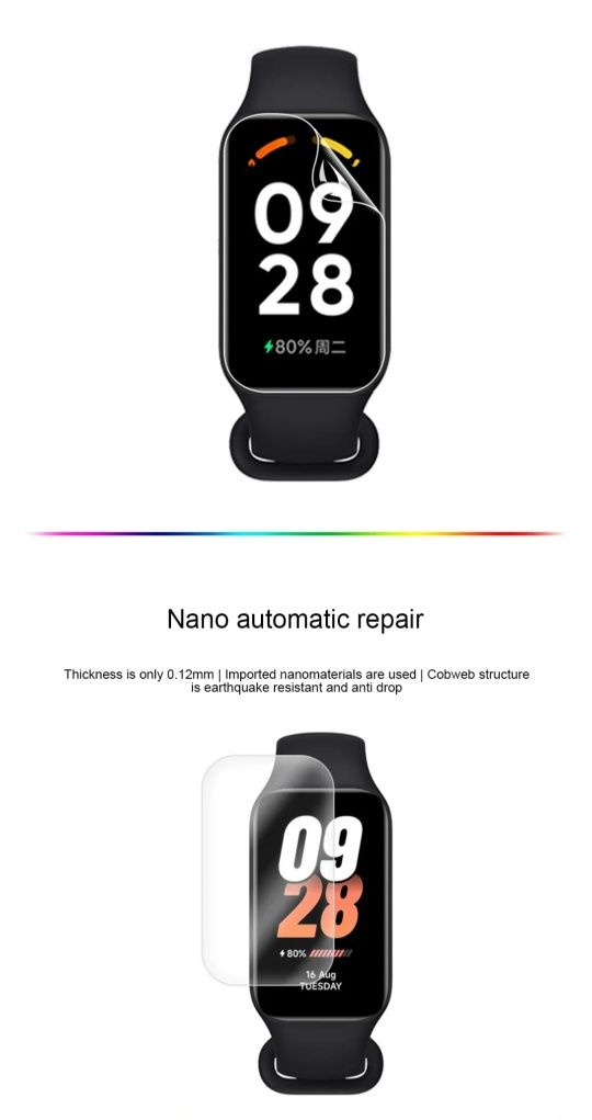 Защитная плёнка для mi band 8 active