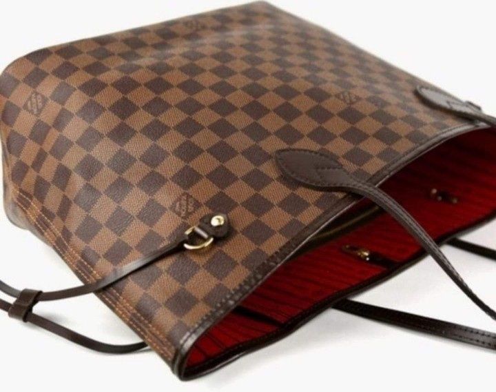 Geanta Louis Vuitton Neverfull piele naturala, card,factura, eticheta,