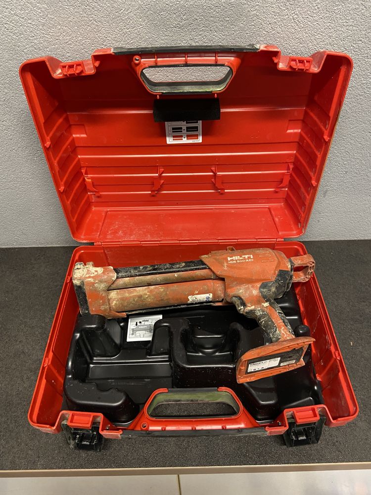 Hilti hdm 500-a22 pistol sncore chimice pe acumulator