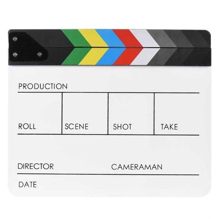 Clacheta regizor clapperboard pt studio de filmare, film