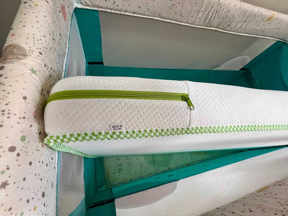 Patut pliabil Jane pentru copii cu 2 nivele + saltea suplimentara