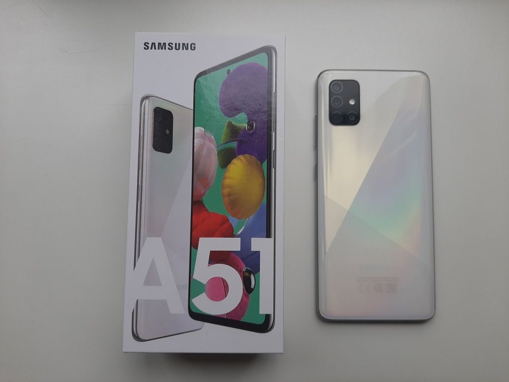 Galaxy a51 white 4/64