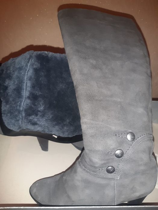 Сапожки натуральная замша.