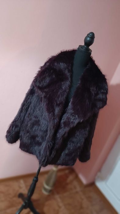 Palton de blană oversize