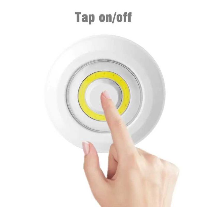 Lampa spot SET 3 SPOTURI LED cu telecomanda baterii scara baie hol