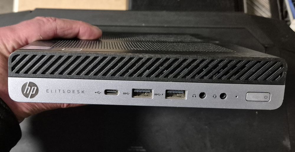 vand 2 x Calculator Mini PC Hp EliteDesk 800 G4 DM 65W.i5 8500.Nvme256