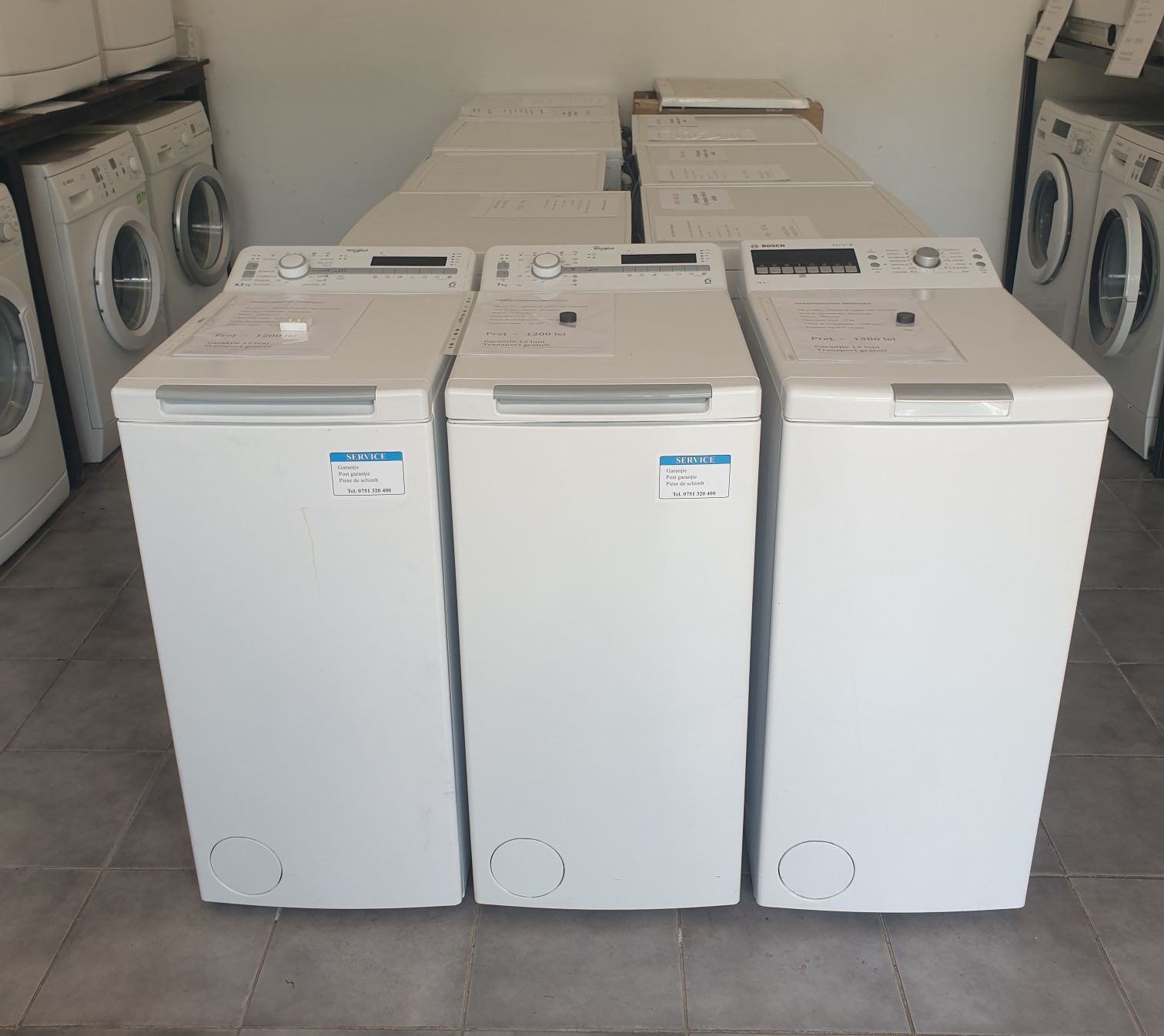 Masina de spălat rufe Whirlpool  / cu încărcare verticală.  awe 22445