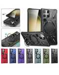 Husa Magsafe HYBRID cu inel Samsung Galaxy S24 / S24 Plus / S24 Ultra