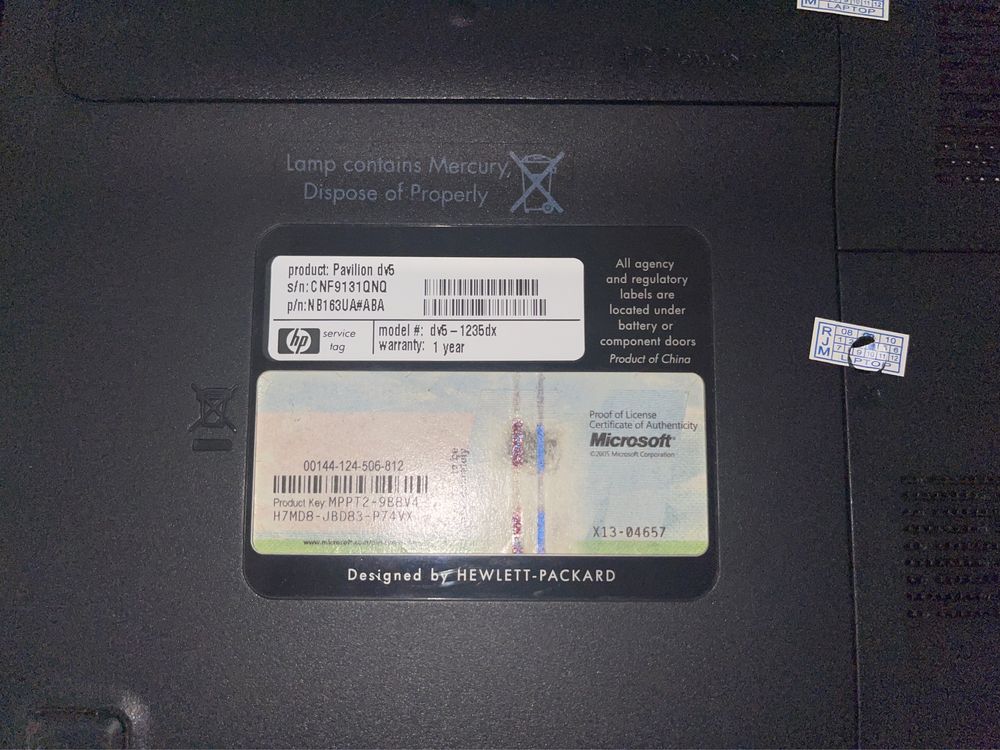 Ноутбук HP Pavilion dv5-1235dx