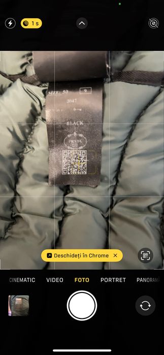 prada puffer jacket de femei marimea L neagra