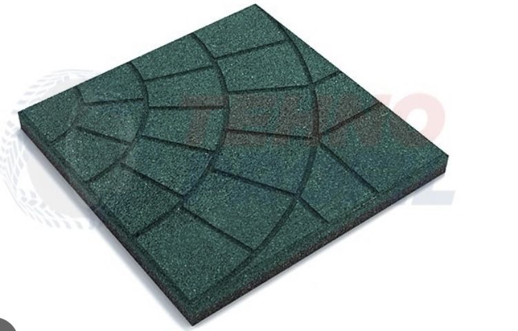 Резиновый плитка паутинка