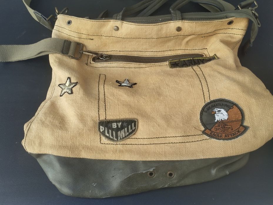 Винтидж Платнена чанта за рамо ( унисекс )