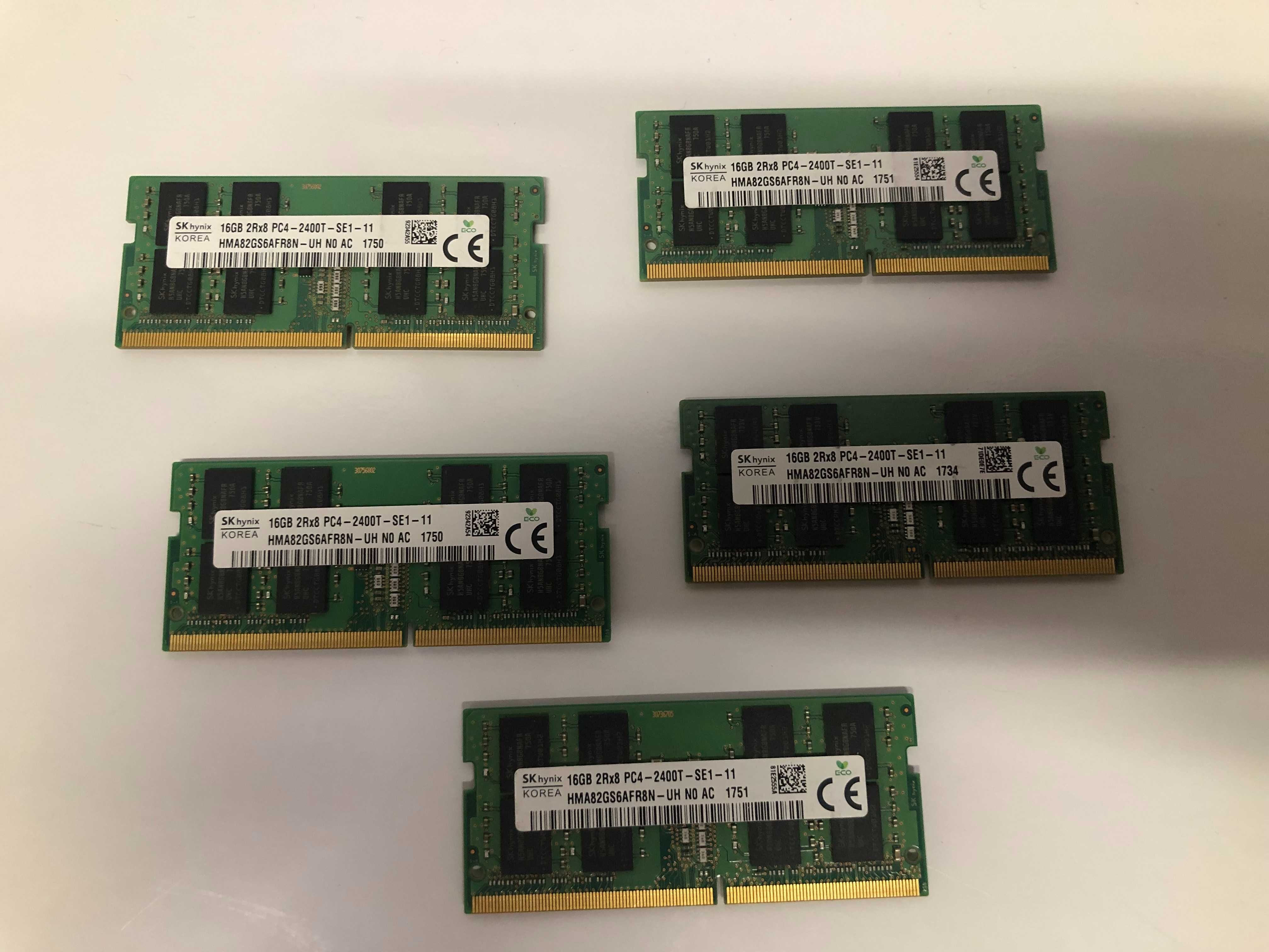 Memorii laptop Sodimm DDR4 16 Gb 2400 HYNIX HMA82GS6AFR8N, Garantie