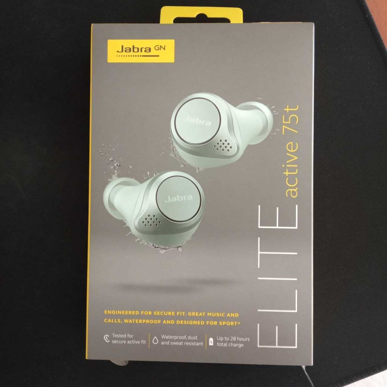 Jabra Elite Active 75t, цвет мятный