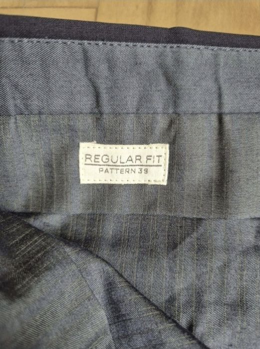 Pantaloni Incotex din Lână Super 120's, Bleumarin - 52