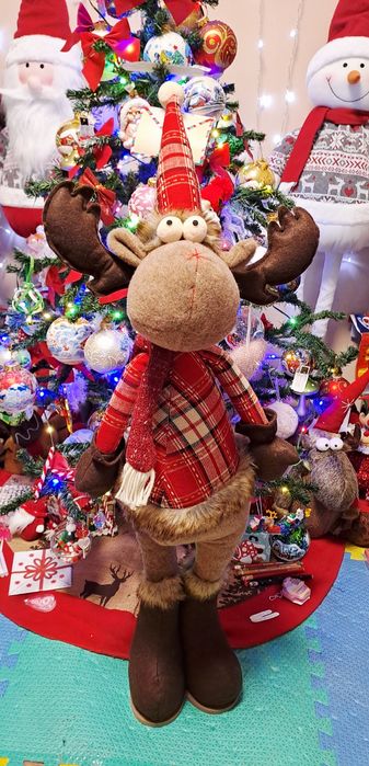 Коледени елени - 3-ри висичини 100 см.,80 см.,50 см.