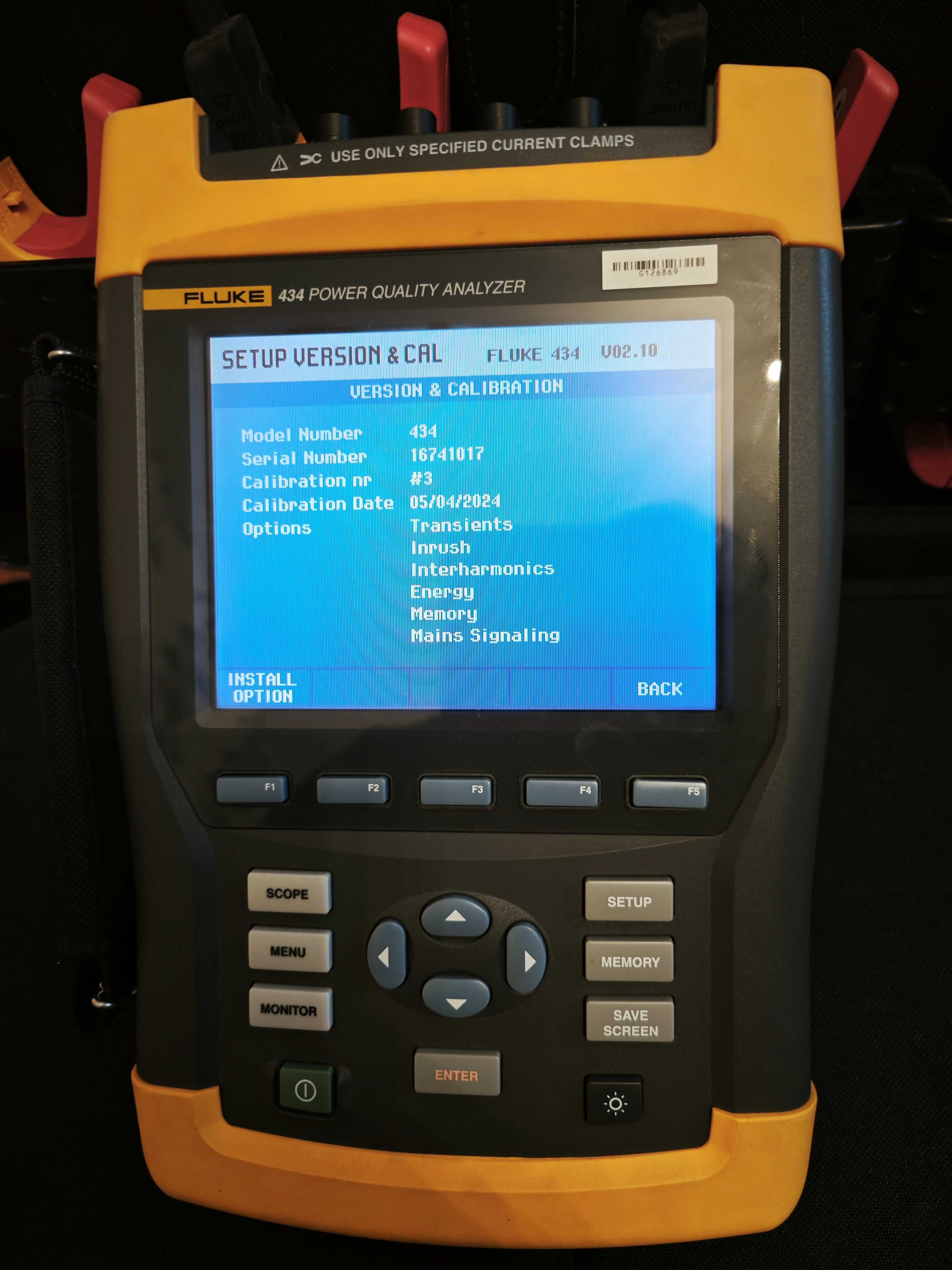 Fluke 434 Power Quality Analyzer