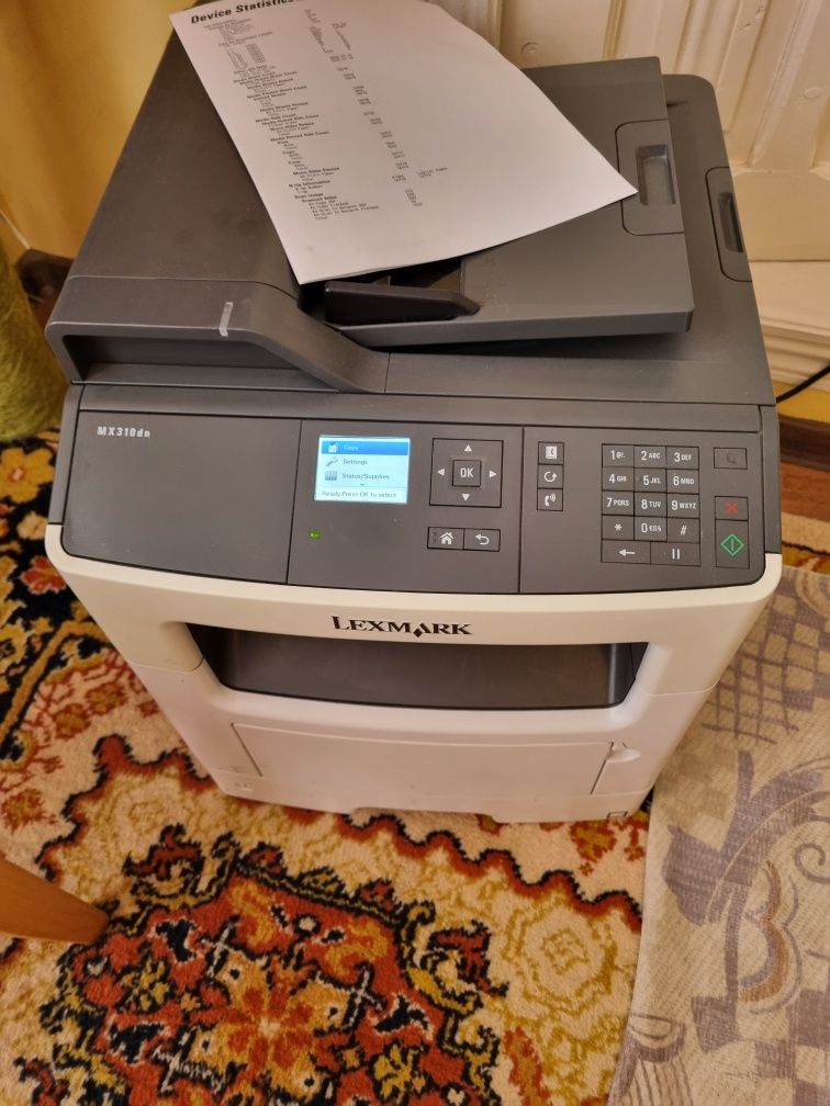 Imprimanta multifunctional laser lexmark mx310