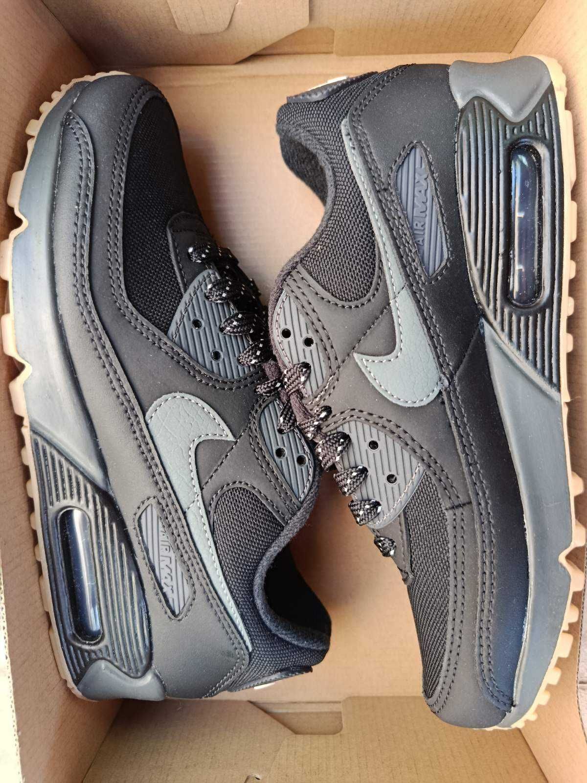 Nike - Air Max 90 Black Gum номер 38.5 дамски черни Оригинал Код 5702