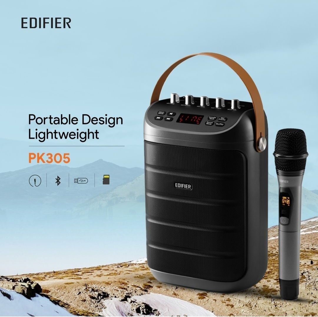 (2в1) Калонки+Микрофон Edifier PK305 Караоке