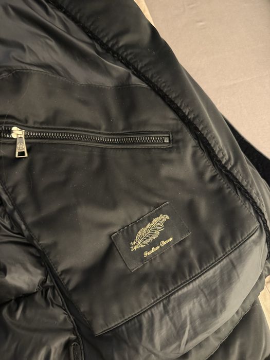 Черно яке с гъши пух Massimo Dutti