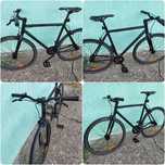 Fixie 28, bicicleta aluminiu 26, echipare Shimano