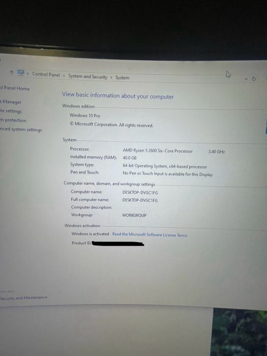PC Gaming GeForce GTX 1060 6GB Ryzen 5 2600 Six-Core 3.4GHz