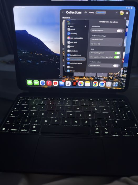 Ipad pro 11 m4 cu tastatura, impecabil, garantie