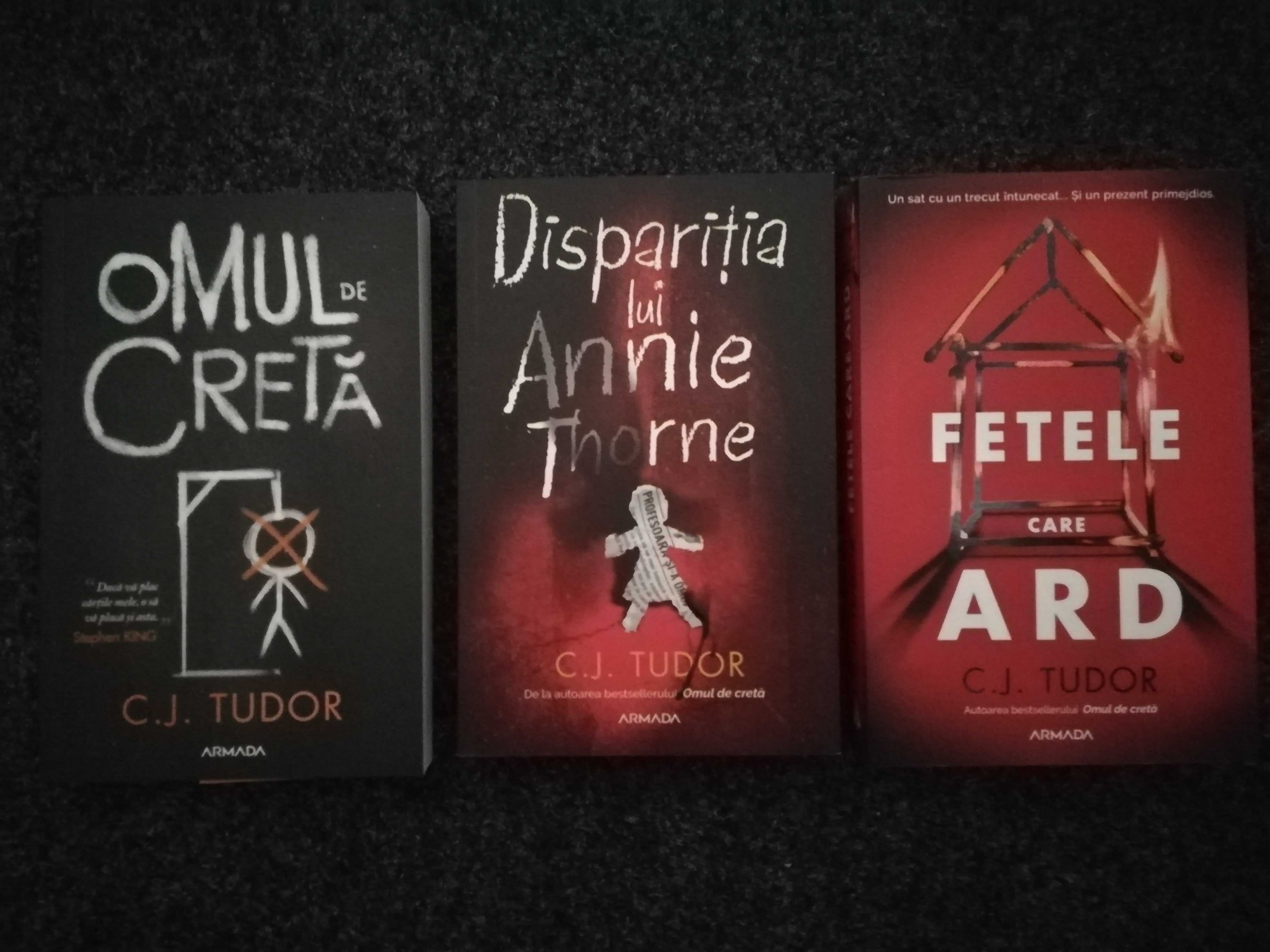 C.J. Tudor - Omul creta, Disparitia lui Annie Thorne, Fetele care ard