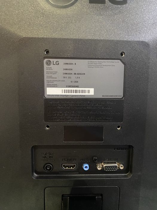 LG 24" Manitor Holati zo'r