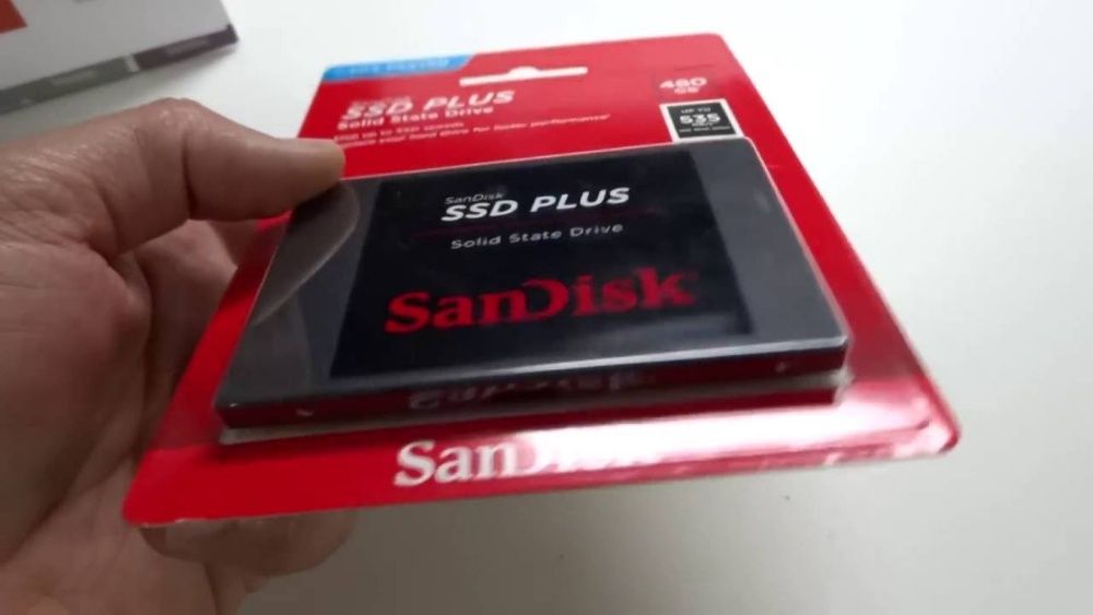 SSD SanDisk SSD Plus Series 480GB SATA-III –sigilat nou,