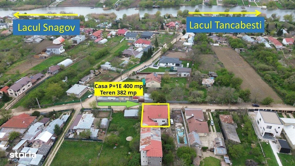 Casa P+1E 400 mp si Teren 382 mp Tancabesti - Snagov