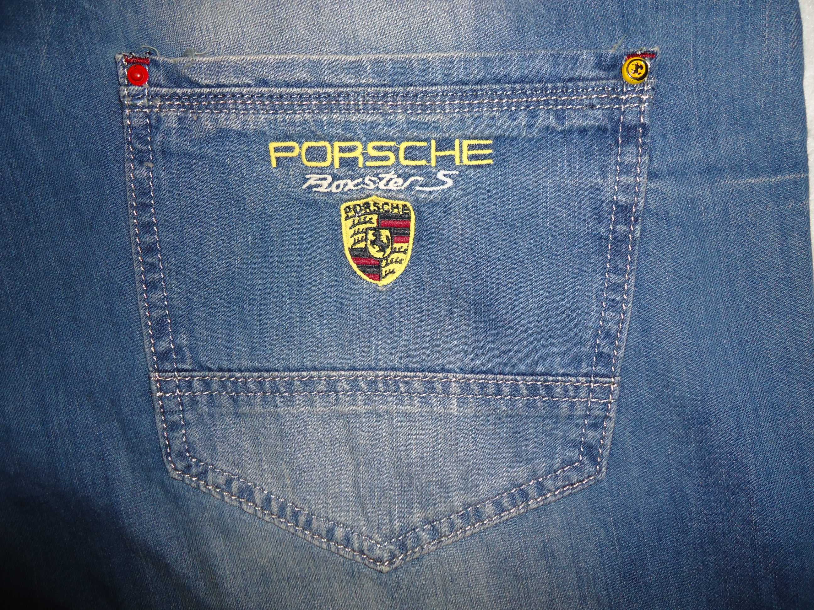 Bermude barbati pantaloni scurti blue jeans Porsche blugi vara sofat