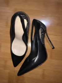 Stiletto zara din piele marimea 40