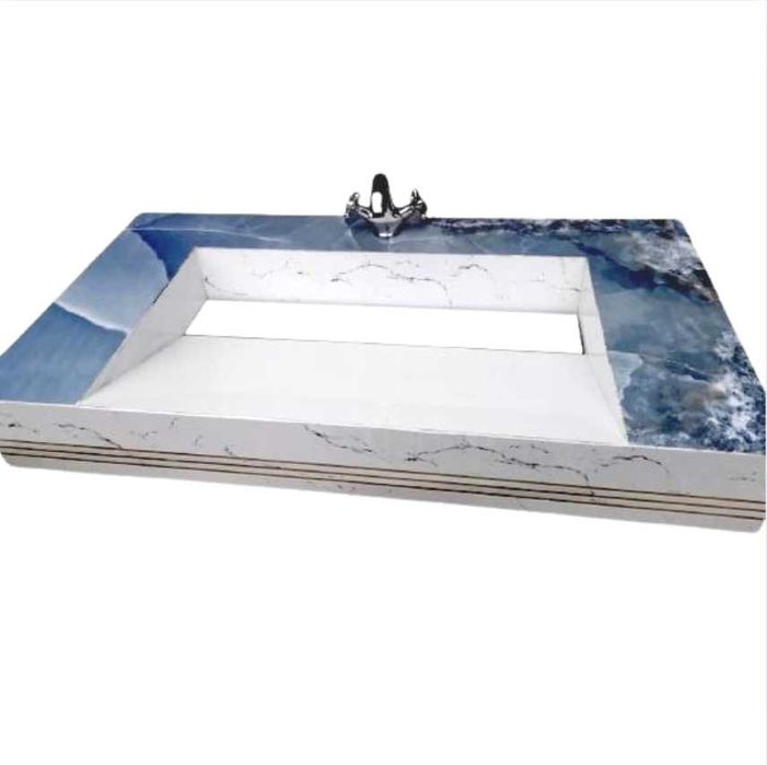Lavoar 117 cm x 60 cm - Blue Marble Artisan – Armonie și Exclusivitate