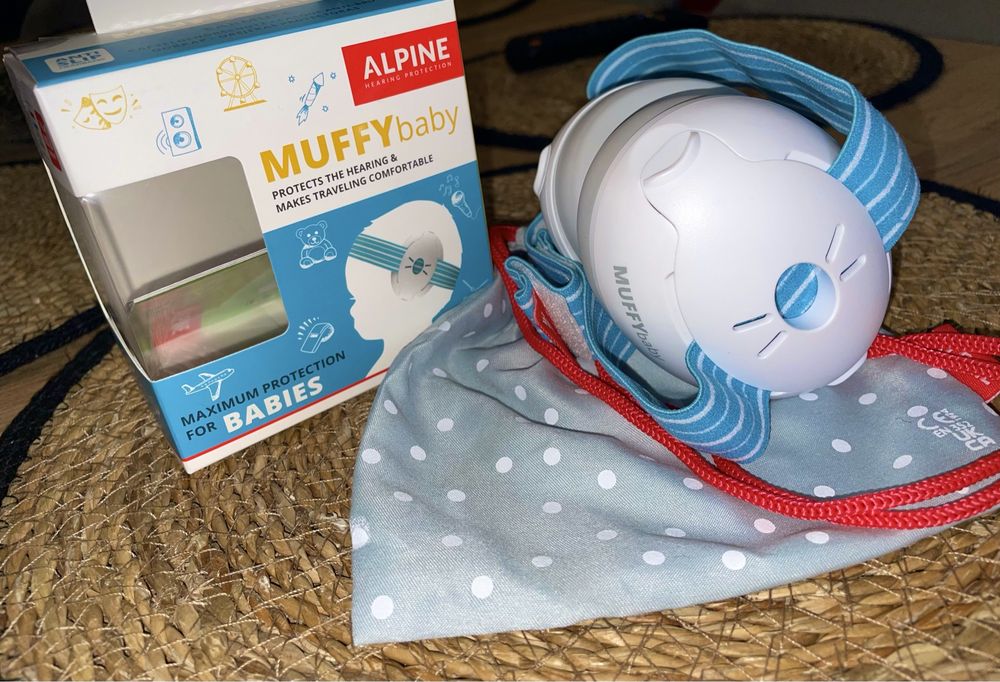 Căști AntiFonice pentru bebeluși de la 0-3 ani Muffy Baby Blue