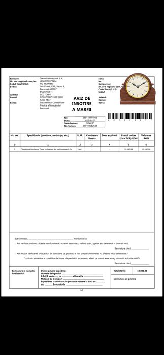 Vand ceas Christophe Duchamp