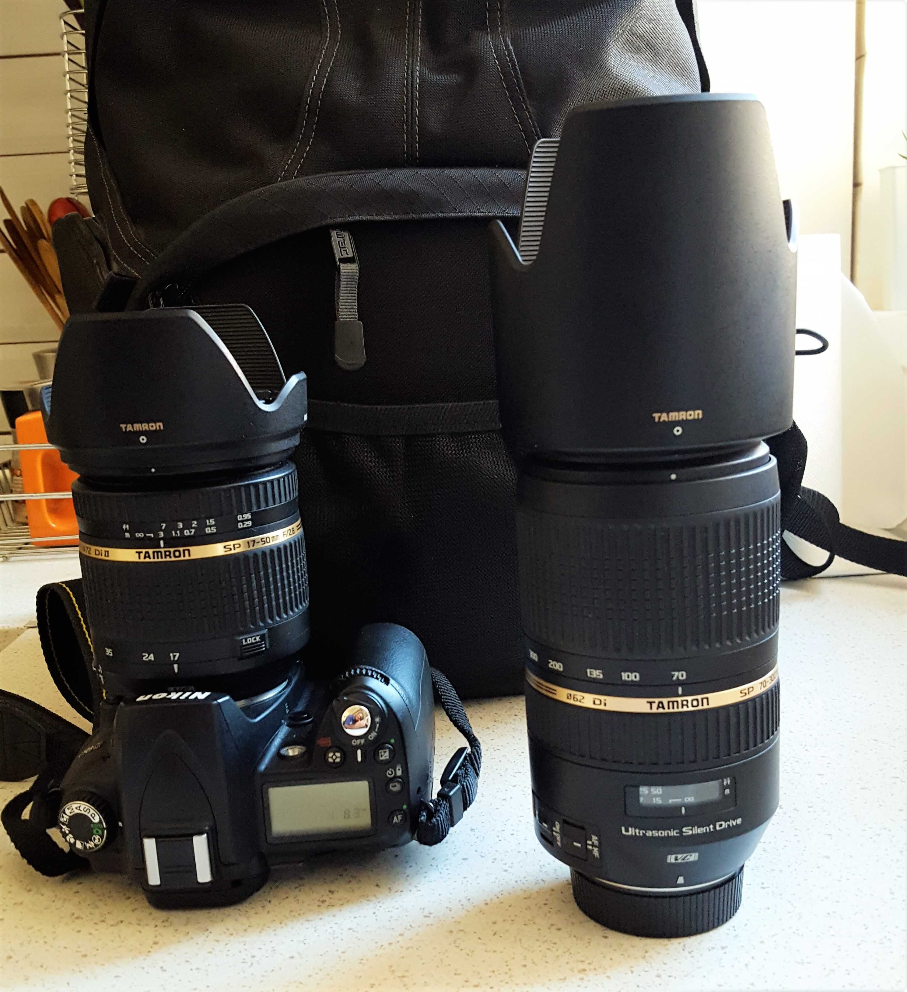 Set aparat foto Nikon D90, cu obiective si accesorii
