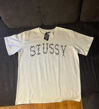 Tricou Stussy, culoare alb