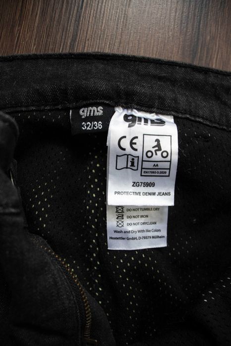 Blugi moto GMS Cobra. Protectii genunchi si sold incluse