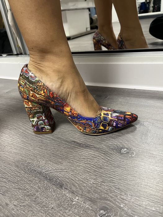 Pantofi Condur by Alexandru cu toc de dama