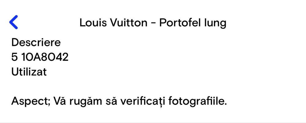 Louis Vuitton Portofel piele