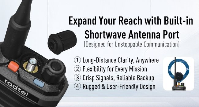 Radtel RT-860 радиостанция с пълен обхват (Full-Band RX) и SSB модулац