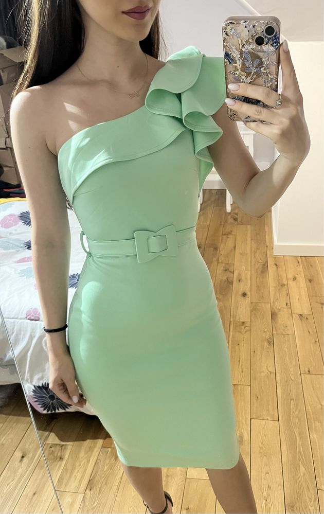 Rochie verde menta