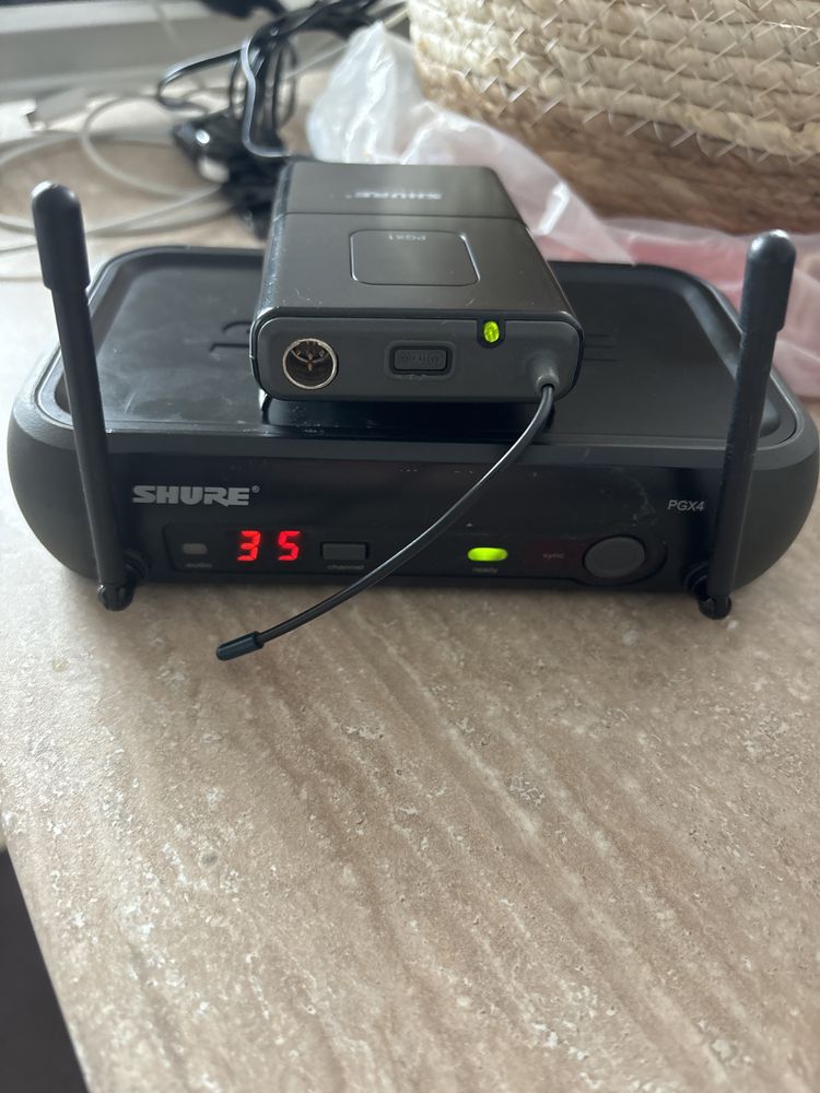 Lavaliera Shure Pgx bodypack headset