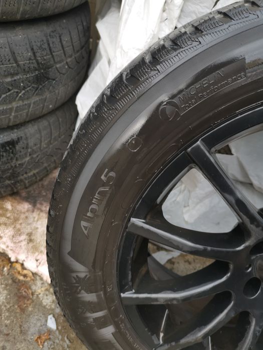 Jante Aliaj R17 cu Anvelope Iarna 5*115