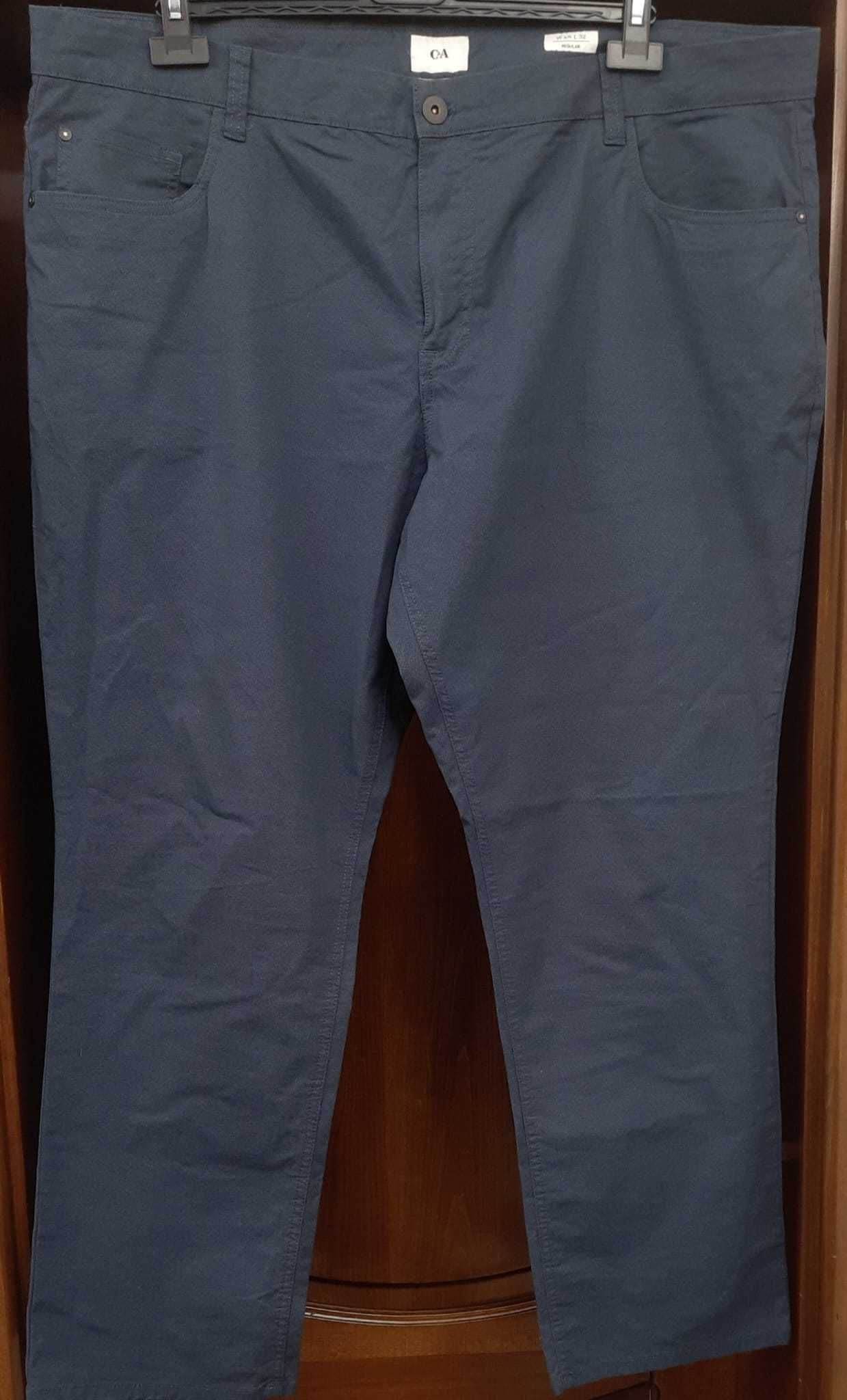Pantaloni/jeans bumbac barbati, marime 60, bleumarin, NOI nepurtati